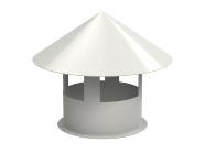 Зонт крышной для круглого воздуховода